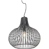 QAZQA Suspension moderne noire 48 cm - Saffira