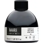 Taidepiste LIQUITEX PROFESSIONAL FLACON D'ENCRE ACRYLIQUE 150 ML NOIR CARBONE