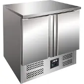 Saro Établi réfrigéré en acier inoxydable | 90 x 70 x 85/88,5 cm