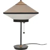 Forestier Lampe de Table , Cymbal S, Beige, Salon / séjour, Tissu / textile, Design