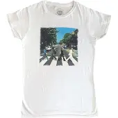 Rock Off Tee-Shirt blanc Abbey Road pour femme Taille M
