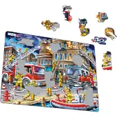 Larsen Puzzle Les pompiers, 45 pièces