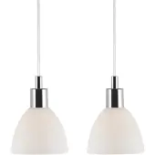 Nordlux Lampe à suspendre Ray, argent, Ip20, 2X40W, 63233033