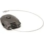 Pacsafe Retractasafe 250 Câble antivol à 4 cadrans Fumé