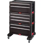 Keter 238557 - Chariot À Outils - 7 Tiroirs - Noir