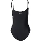 Superdry Code Essential Tape Swimsuit Noir S Femme