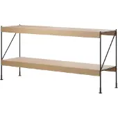 Audo Copenhagen Zet Lot de Rangement H70 | Black | Natural Oak