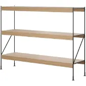 Audo Copenhagen Zet Lot de Rangement H114 | Black | Natural Oak