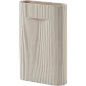 Muuto Ridge Vase Beige | H: 48.5 cm