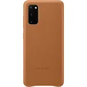 Samsung Galaxy S20 Back Cover Cuir Brun