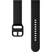 Samsung Bracelet en Silicone Noir/Noir 20 mm