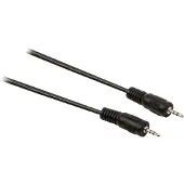InLine - Câble audio - jack micro stéréo mâle pour jack micro stéréo mâle - 5 m - noir