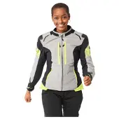 Rekurv E-21.01 Femme Veste Textile Gris/Noir néon 36 femmes