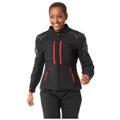 Rekurv E-21.01 Femme Veste Textile Noir/Rouge 40 femmes