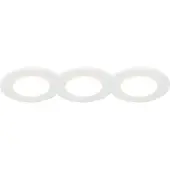 QAZQA Lot de 3 spots encastrés blancs avec LED 3000K 4W IP65 - Blanca
