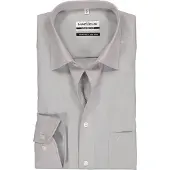 MARVELIS Homme Marvelis Comfort Fit Chemise gris moyen, Unicolore