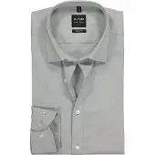 Olymp Chemise Coupe Cintrée Gris