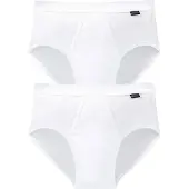 Schiesser Slip 'Essentials' noir / blanc