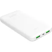 Puro USB-C + 2 USB-A Power Bank 10000mAh Fast Charge - câble inclus
