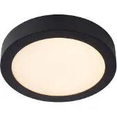 Lucide Éclairage de plafond Brice-Led Ø 24cm - IP44 noir
