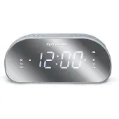 Muse Radio-réveil double alarme gris - - M170CR -