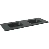Balmani Tablo Arcato double vasque granite aiguisé 150 x 55 cm