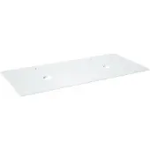 Balmani Facetta tablette double Solid Surface mat 120 x 55 cm