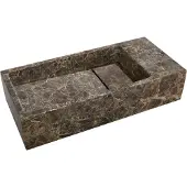 Balmani Mood lave-mains 45 x 20 cm Marbre Dark Emperador