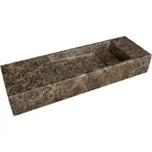 Balmani Mood lave-mains 65 x 20 cm Marbre Dark Emperador