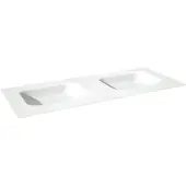 Balmani Tablo Arcato double vasque Solid Surface mat 135 x 55 cm