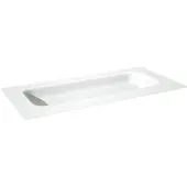 Balmani Tablo Arcato lavabo simple pour 2 trous de robinet Solid Surface mat 120 x 55 cm, crépine non incluse