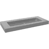 Storke Scuro High vasque simple quartz mat 120 x 52 cm