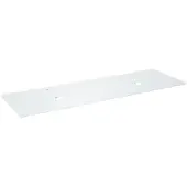 Balmani Facetta tablette double Solid Surface mat 180 x 55 cm