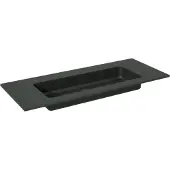 Storke Scuro vasque simple quartz mat 100 x 40 cm