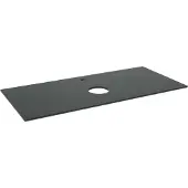 Balmani Facetta tablette simple granite aiguisé 120 x 55 cm