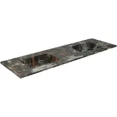 Balmani Tablo Arcato double vasque marbre Portoro Gold 180 x 55 cm