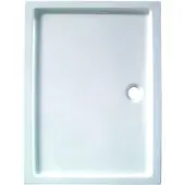 Linie Mango receveur de douche 100 x 80 cm acrylique blanc brillant