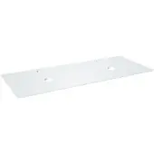Balmani Facetta tablette double Solid Surface mat 135 x 55 cm