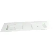Storke Mata double vasque Solid Surface mat 170 x 52 cm