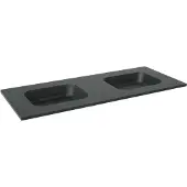 Balmani Tablo Arcato double vasque granite aiguisé 135 x 55 cm