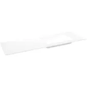 Storke Mata vasque asymétrique droite solid surface mat 150 x 52 cm