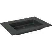 Storke Scuro vasque simple quartz mat 75 x 52 cm