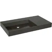 Storke jura vasque asymétrique gauche quartz mat 80 x 46 cm