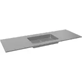 Storke Scuro vasque simple quartz mat 145 x 52 cm