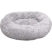 Flamingo Lit pour chien , modèle Krems, rond, gris clair, dimensions : 50 cm