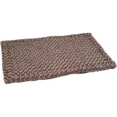Flamingo Cuddly Rectangular Dog Bed Marron 100.5 x 63 x 2 cm