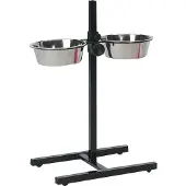 Flamingo Otis Plus Dog Feeder Noir,Argenté 4L