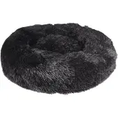 Flamingo Lit pour chien , rond, couleur crème et noir, dimensions : 50 cm