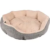 Flamingo Zupo Octogonal Dog Bed Gris 60 x 50 x 17 cm
