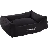 Flamingo Lit pour chien Dreambay noir, Couleur:bleu ; Longueur x Largeur:80 cm x 67 cm